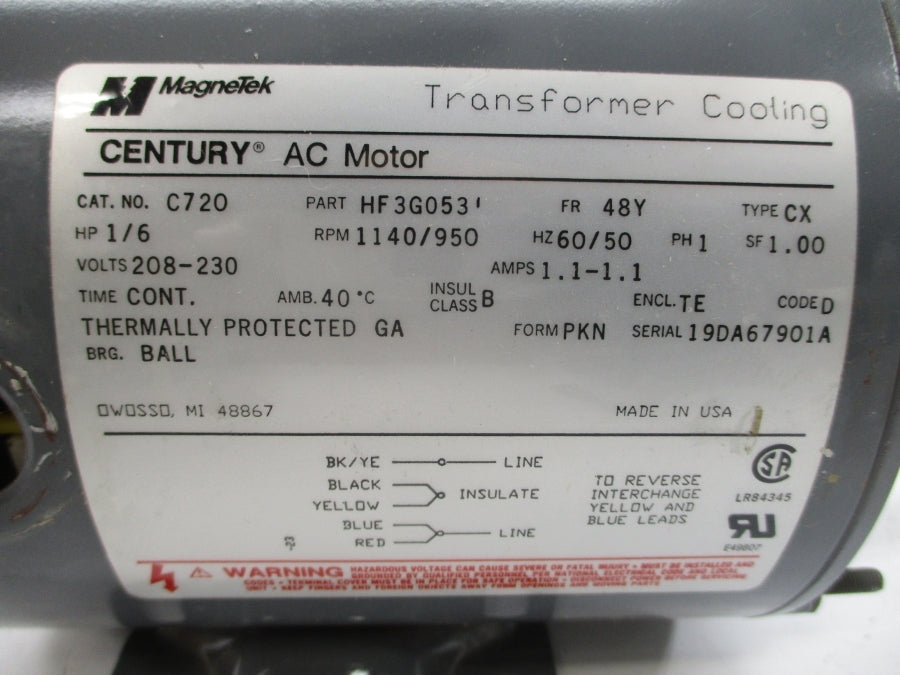 MAGNETEK C720 HF3G053 208-230VAC 1.1-1.1A (AS PICTURED) NSNP