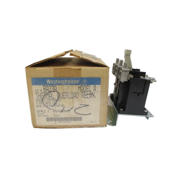WESTINGHOUSE BA33A 6710C02G17 600VAC 30A NSMP