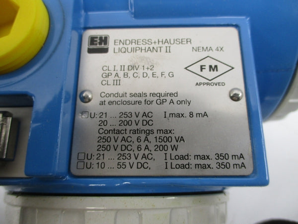 ENDRESS+HAUSER FTL365QGN2A4G 21-253VAC 6A NSMP