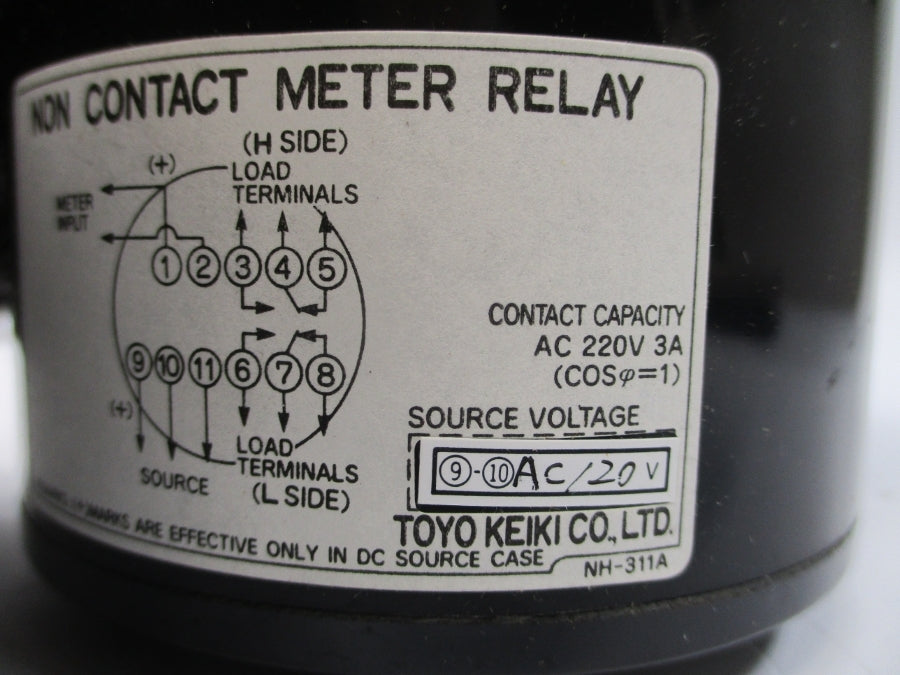 TOYO KEIKI MHV-11NA CA4052 220VAC 3A NSNP