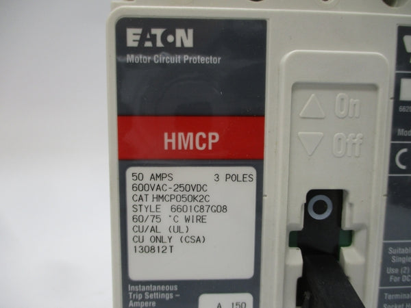 EATON HMCP050K2C 6601C87G08 600VAC 50A NSNP