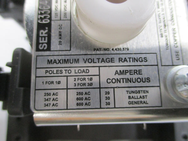 ASCO 91862031 110-120V 30A NSNP