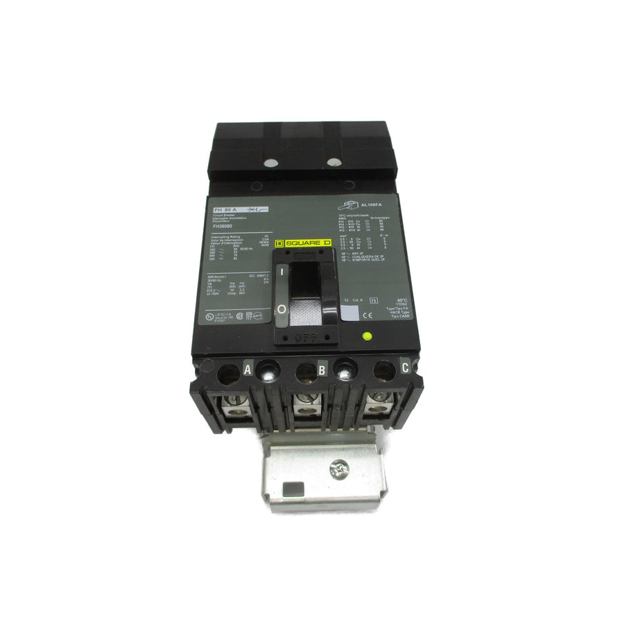 SQUARE D FH36080 SER. 2 600VAC 80A NSNP
