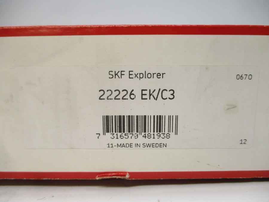 SKF 22226EK/C3 NSFS