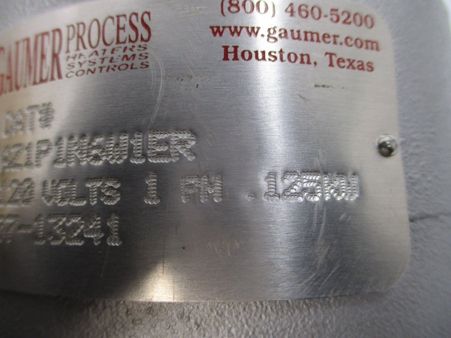 GAUMER PROCESS AZ1P1N6W1ER 120V NSNP