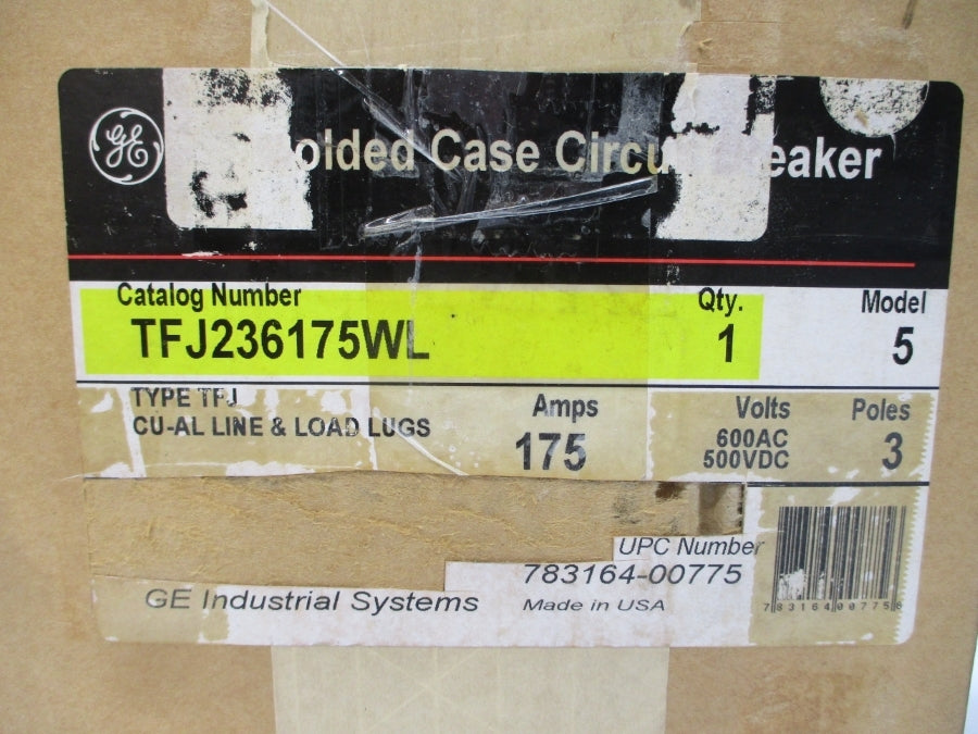 GENERAL ELECTRIC TFJ236175WL 600VAC 175A NSMP