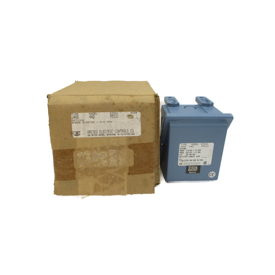 UNITED ELECTRIC CONTROLS J400-442 480VAC 15A 225PSI NSMP