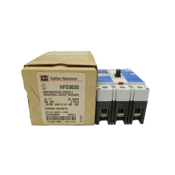 CUTLER HAMMER HFD3030 6639C86G87 SER. C 600VAC 30A NSMP