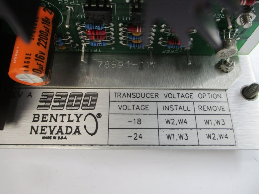 BENTLY NEVADA 3300/12-01-20-00 REV. A NSNP