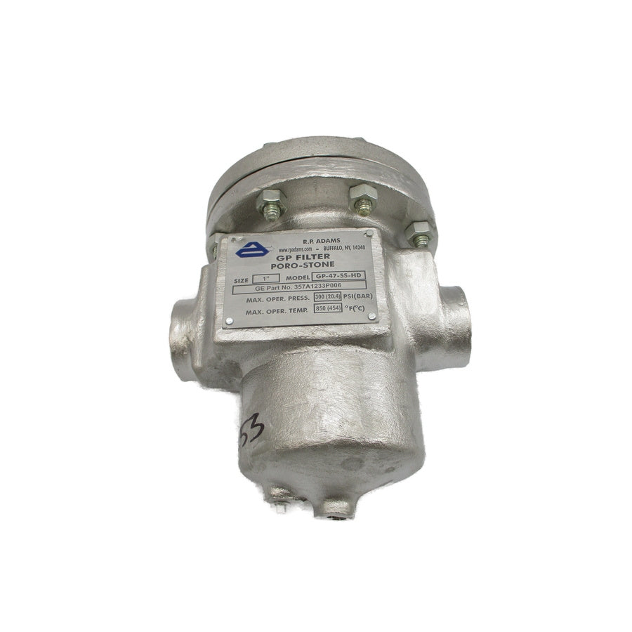 R.P. ADAMS GP-47-SS-HD 357A1233P006 300PSI 850'F 1" NSNP