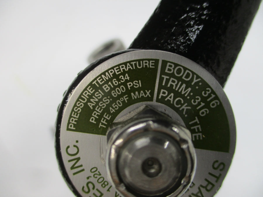 STRAHMAN VALVES SV800 600PSI NSNP