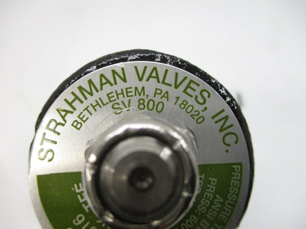 STRAHMAN VALVES SV800 600PSI NSNP