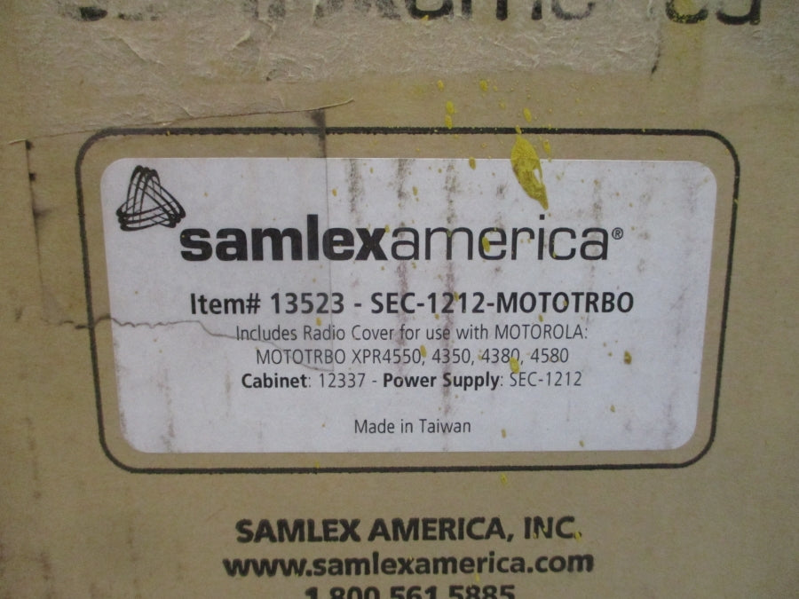 SAMLEX AMERICA SEC-1212-MOTOTRBO XPR4350 120VAC 2.5A NSMP