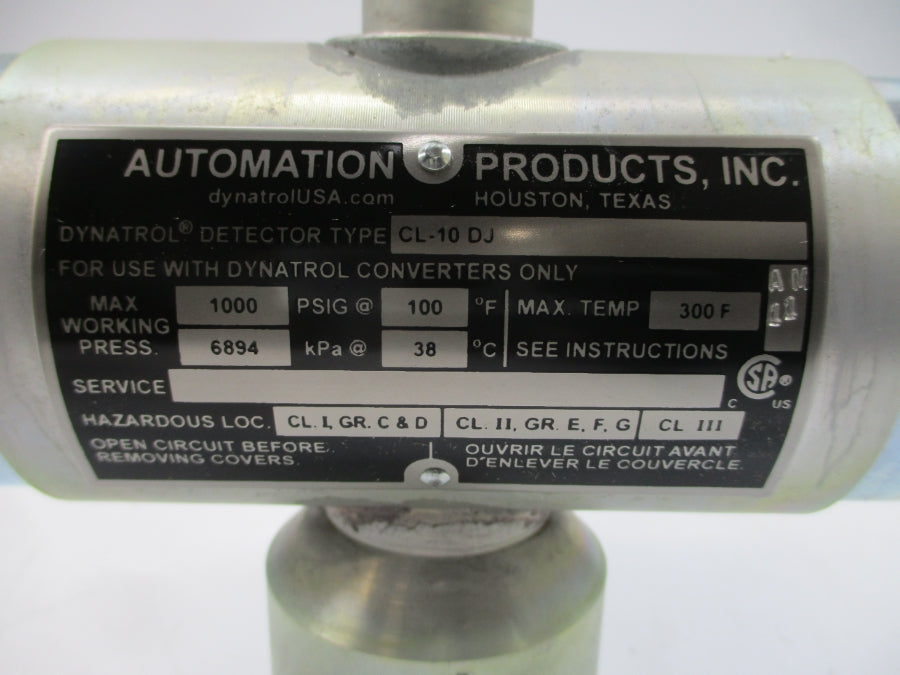 AUTOMATION PRODUCTS CL-10DJ 1000PSI 100/300'F NSNP