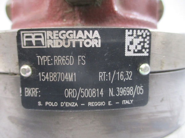 REGGIANA RIDUTTORI RR65DFS 154B8704M1 (AS PICTURED) NSNP