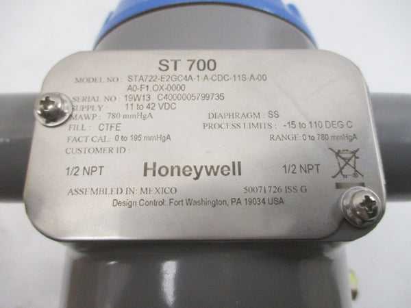 HONEYWELL STA722-E2GC4A-1-A-CDC-11S-A-00A0-F1.0X-0000 11-42VDC NSMP