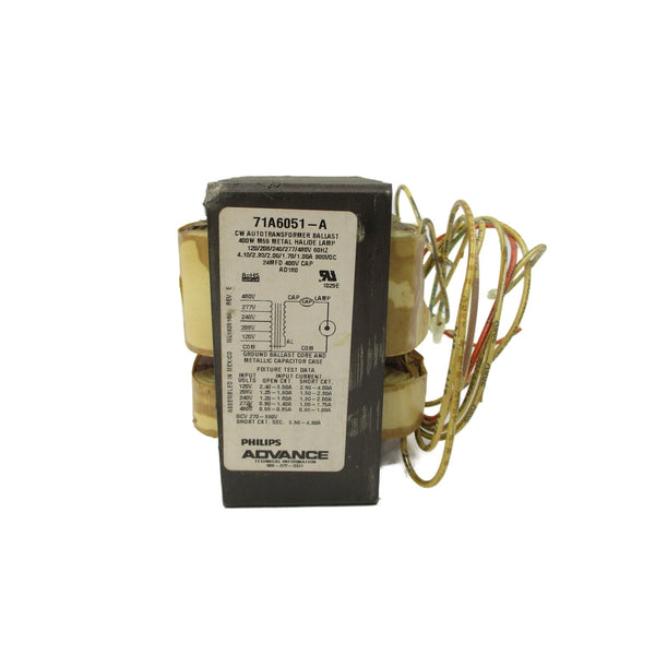 PHILIPS ADVANCE 71A6051-A 480V 4.10A NSNP