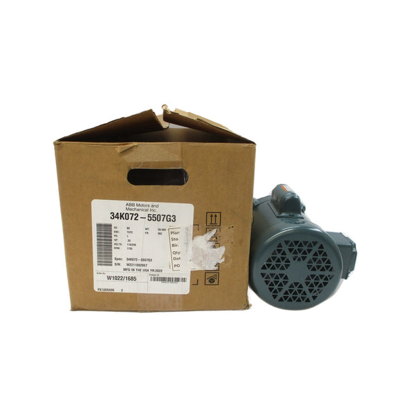 BALDOR 34K072-5507G3 C56H5324 115/230V 6/3A NSMP