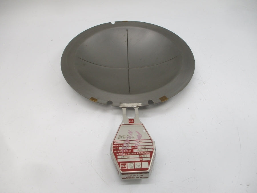 BS&B SAFETY SYSTEMS S-90 RDLC01-2N 215PSI 69'F 8" NSMP