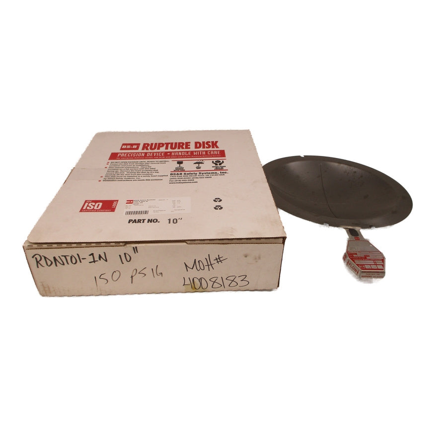 BS&B SAFETY SYSTEMS S-90 RDNT01-1N 150PSI 69'F 10" NSMP