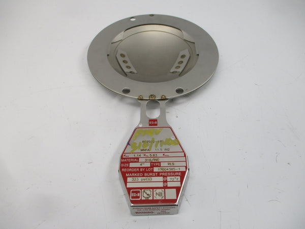 BS&B SAFETY SYSTEMS RLS RDZD32-1R 323PSI 72'F 4" NSMP