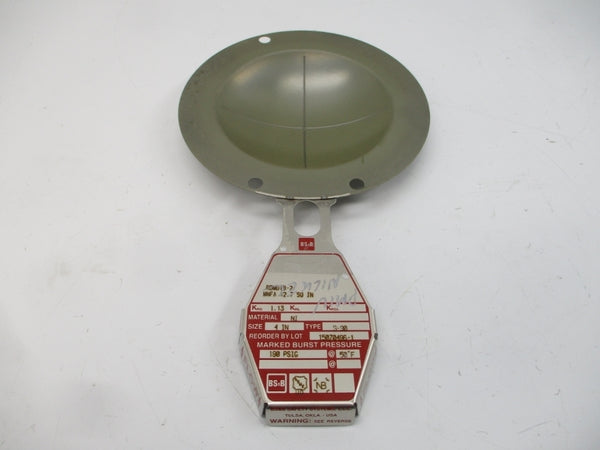 BS&B SAFETY SYSTEMS S-90 RDMD18-2 190PSI 50'F 4" NSMP