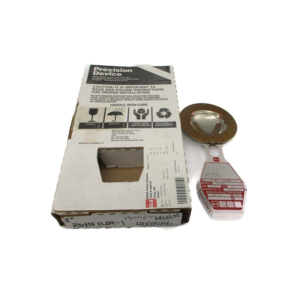 BS&B SAFETY SYSTEMS RLS RDMFIL04-1N 1300PSI 300'F 2" NSMP