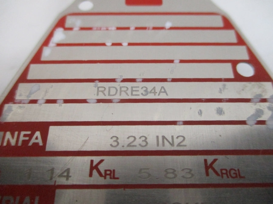 BS&B SAFETY SYSTEMS RLS RDRE34A 80.00PSI 69'F 2" NSMP