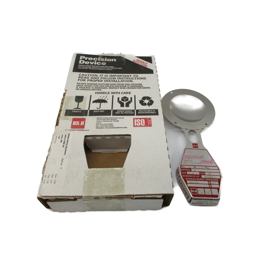 BS&B SAFETY SYSTEMS CSR RDME07A1 420PSI 69'F 2" NSMP