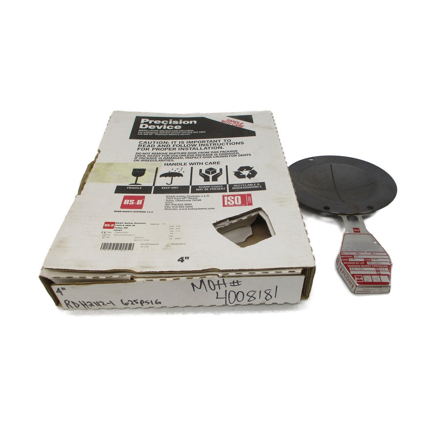BS&B SAFETY SYSTEMS S-90 RDH2112-1 625PSI 72'F 4" NSMP