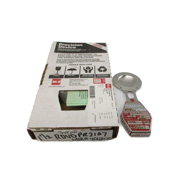 BS&B SAFETY SYSTEMS CSR RDVDPR2107 275PSI 125'F 1.5" NSMP