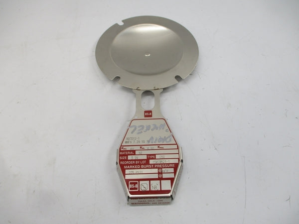 BS&B SAFETY SYSTEMS CSI RDTD12-1 275PSI 69'F 3" NSMP