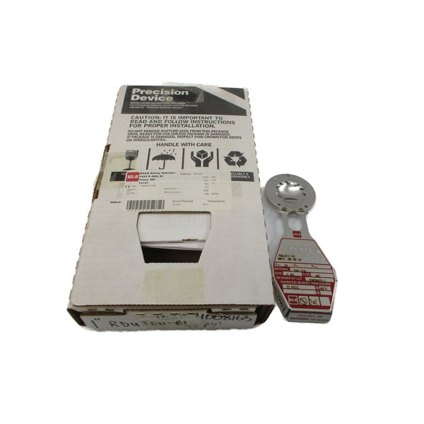 BS&B SAFETY SYSTEMS JRS RDUJE11-B1 72PSI 69'F 1" NSMP