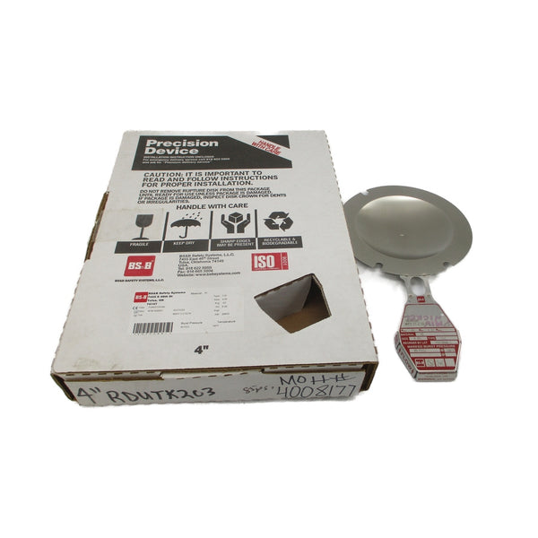 BS&B SAFETY SYSTEMS CSI RDUTK203 85PSI 100'F 4" NSMP