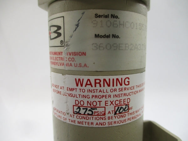 BROOKS INSTRUMENTS 3609EB2A3J1A 3604&09 275PSI NSNP