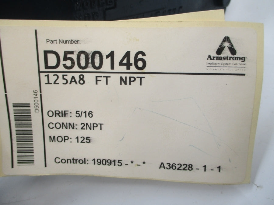 ARMSTRONG D500146 125A8 175PSI 5/16" NSNP