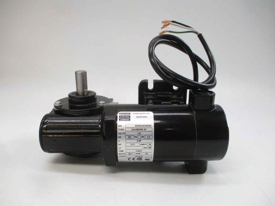 BODINE ELECTRIC 24A4BEPM-3F 0089AA 130V 0.48A NSMP