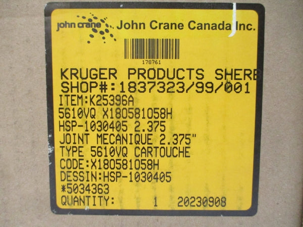 JOHN CRANE K25396A HSP-1030405 5610VQ 2.375" NSMP