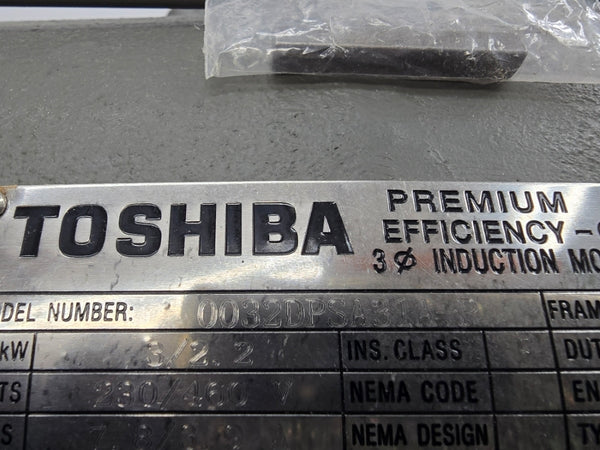 TOSHIBA 0032DPSA31A-P 230/460V 7.8/3.9A NSNP