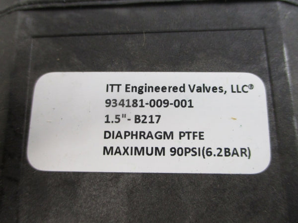 ITT 1.5-F-428L-X19-SF4-0-4-TME-B217 90PSI 1.5" NSMP