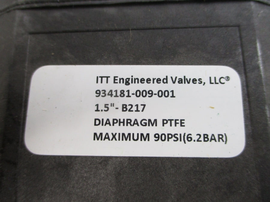 ITT 1.5-F-428L-X19-SF4-0-4-TME-B217 90PSI 1.5" NSMP
