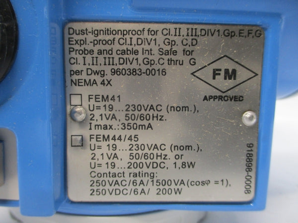 ENDRESS+HAUSER FTM31DRQ5CP1A 19-230VAC 6A NSNP