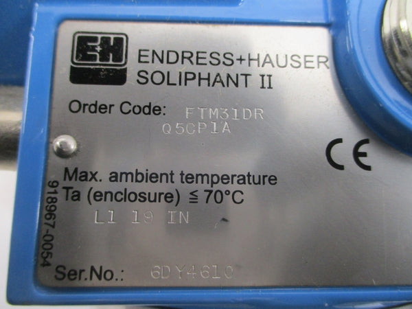 ENDRESS+HAUSER FTM31DRQ5CP1A 19-230VAC 6A NSNP