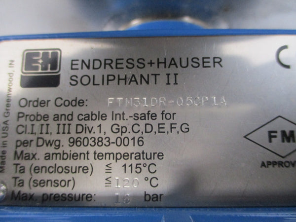 ENDRESS+HAUSER FTM31DR-Q5CP1A NSNP