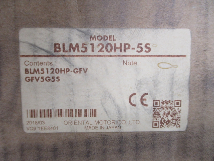 ORIENTAL MOTOR BLM5120HP-5S 0-240V 0.78A NSMP