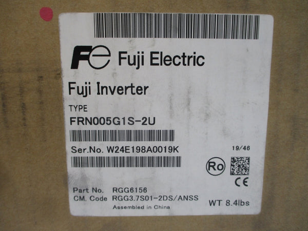 FUJI ELECTRIC FRN005G1S-2U 200-240V 20A NSMP
