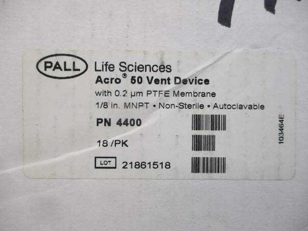 PALL 4400 (PKG OF 18) 1/8" NSMP