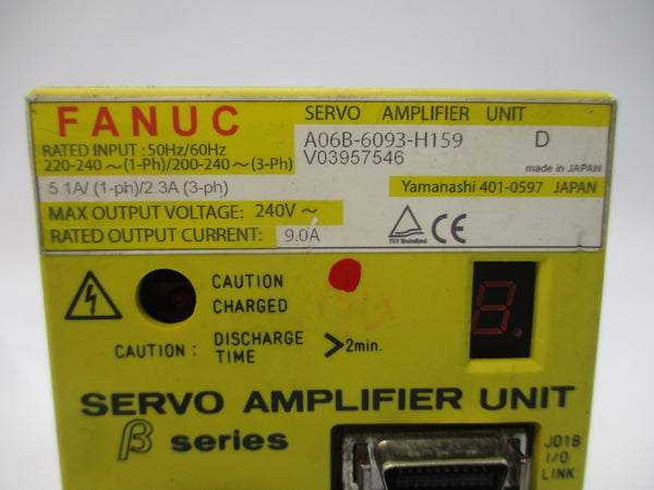 FANUC A06B-6093-H159 200-240V 2.3A UNMP