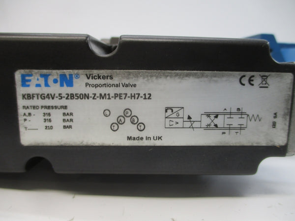 VICKERS KBFTG4V-5-2B50N-Z-M1-PE7-H7-12 2.7A UNMP