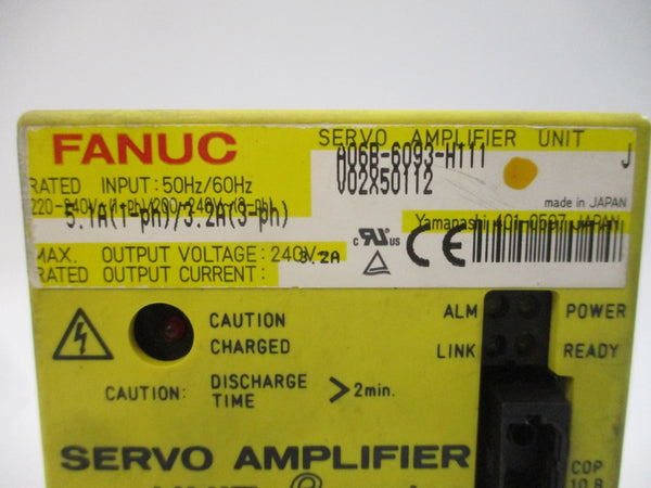 FANUC A06B-6093-H111 200/220-240V 5.1/3.2A UNMP